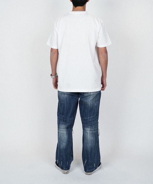 #Re:room(リルーム)の「ヴィンテージクラッシュワイドデニム(デニムパンツ・メンズ・ブルー・MEDIUM/LARGE/SMALL)」の5枚目の写真