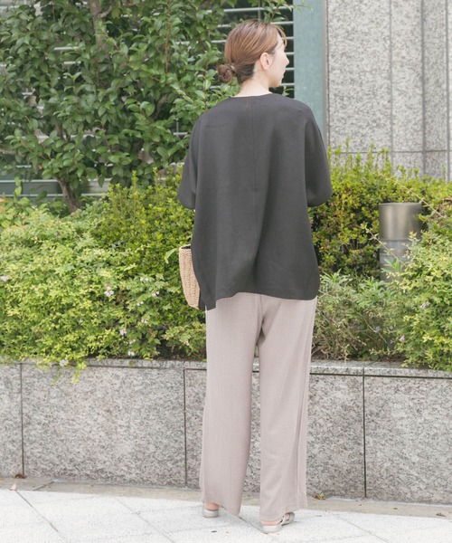 ITEMS URBANRESEARCH（アイテムズ アーバンリサーチ）の「カットヨウリュウイージーパンツ（その他パンツ・レディース・ブルー/モカ/ベージュ系その他/ブラック・FREE）」の15枚目の写真