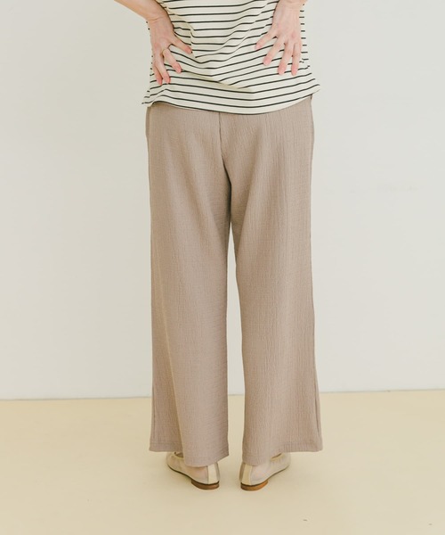 ITEMS URBANRESEARCH（アイテムズ アーバンリサーチ）の「カットヨウリュウイージーパンツ（その他パンツ・レディース・ブルー/モカ/ベージュ系その他/ブラック・FREE）」の18枚目の写真