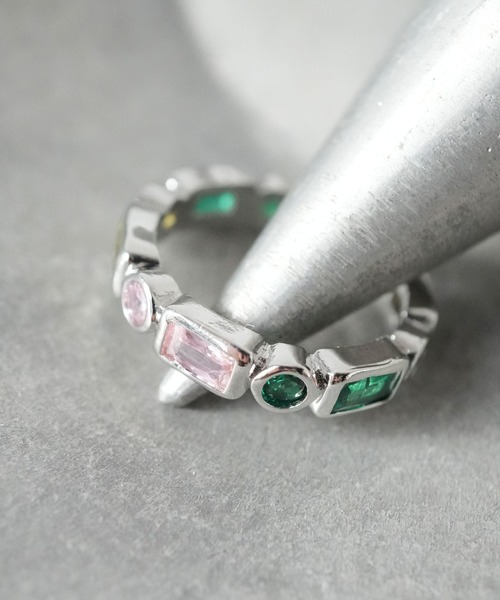 Port（ポート）の「【 Port / ポート 】 モチーフ パール ビジュー リング / ( フリーサイズ )（リング・レディース・シルバー/シルバー系その他/シルバー系その他2/シルバー系その他3/シルバー系その他4/シルバー系その他5/シルバー系その他6/ゴールド・FREE）」の2枚目の写真