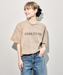 ANNA SUI NYC/アナスイエヌワイシー/ダブルジェルプリントブリーチTシャツ