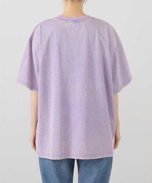 anna sui nyc(アナ スイ エヌ ワイ シー)の「ANNA SUI NYC/アナスイエヌワイシー/ダブルジェルプリントブリーチTシャツ(Tシャツ/カットソー・レディース・ブラック/パープル・FREE)」の21枚目の写真