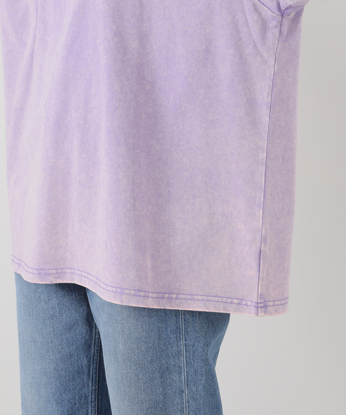 anna sui nyc(アナ スイ エヌ ワイ シー)の「ANNA SUI NYC/アナスイエヌワイシー/ダブルジェルプリントブリーチTシャツ(Tシャツ/カットソー・レディース・ブラック/パープル・FREE)」の18枚目の写真