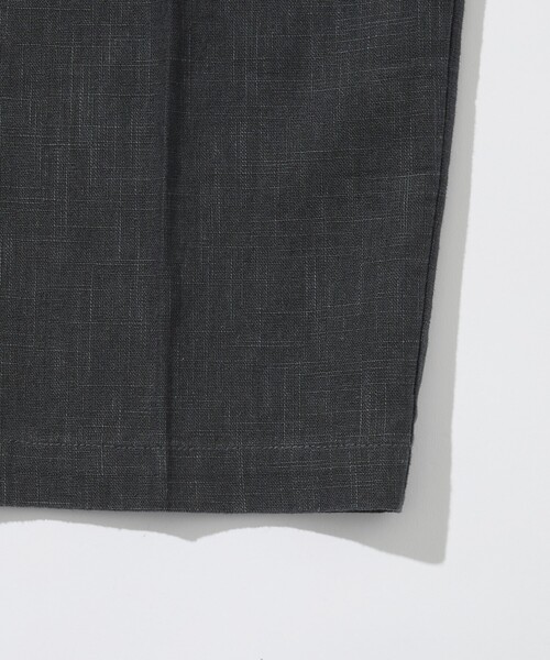 FREAK'S STORE（フリークスストア）の「LINEN COTTON EASY SLACKS/リネン コットン イージースラックスパンツ【セットアップ対応】（スラックス・メンズ・ブラック/オフホワイト/チャコールグレー/ベージュ・MEDIUM/LARGE）」の10枚目の写真
