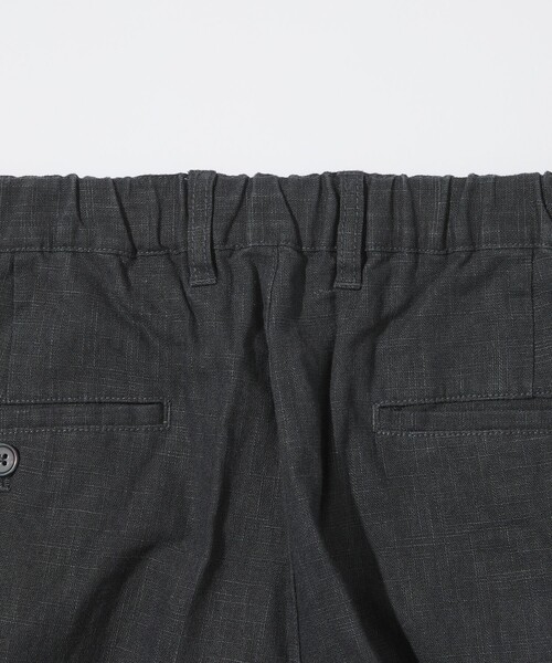 FREAK'S STORE（フリークスストア）の「LINEN COTTON EASY SLACKS/リネン コットン イージースラックスパンツ【セットアップ対応】（スラックス・メンズ・ブラック/オフホワイト/チャコールグレー/ベージュ・MEDIUM/LARGE）」の15枚目の写真