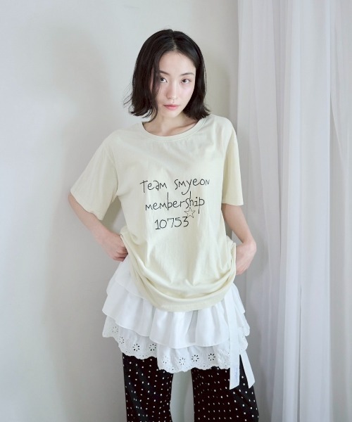 tシャツ smyeon member T-shirt/スミョンメンバーTシャツ彡 レディース smyeon member T-shirt/スミョンメンバーTシャツ☆彡（Tシャツ