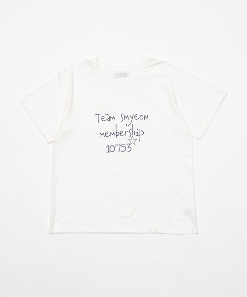 Smyeon(スミョン)の「smyeon member T-shirt/スミョンメンバーTシャツ☆彡(Tシャツ/カットソー・レディース・ブラック/イエロー/ホワイト・FREE)」の10枚目の写真