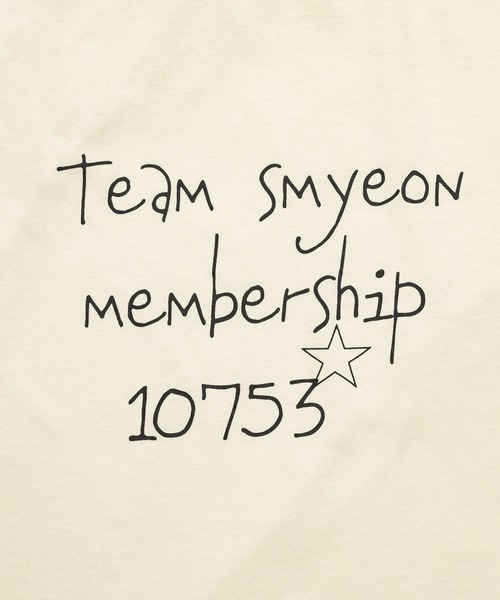 tシャツ smyeon member T-shirt/スミョンメンバーTシャツ彡 レディース smyeon member T-shirt/スミョンメンバーTシャツ☆彡（Tシャツ
