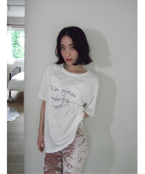 tシャツ smyeon member T-shirt/スミョンメンバーTシャツ彡 レディース Smyeon tシャツ smyeon member T-shirt/スミョンメンバーTシャツ