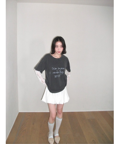 Smyeon(スミョン)の「smyeon member T-shirt/スミョンメンバーTシャツ☆彡(Tシャツ/カットソー・レディース・ブラック/イエロー/ホワイト・FREE)」の8枚目の写真