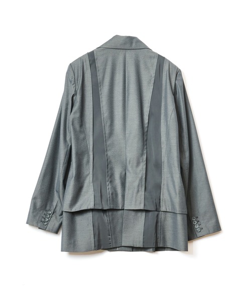 AULA AILA（アウラアイラ）の「2WAYルーズジャケット（テーラードジャケット・レディース・ブラック/グレー/ブラウン・0）」の16枚目の写真