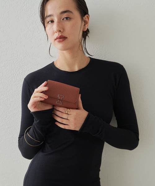 IACUCCI（イアクッチ）の「アバ ウォレット CERVO（財布・レディース・スカイブルー/ブラウン/イエロー/ネイビー/グレイッシュベージュ/ピンクベージュ/ダークグリーン/サンドベージュ/パープル/ライトグレー・FREE）」の16枚目の写真