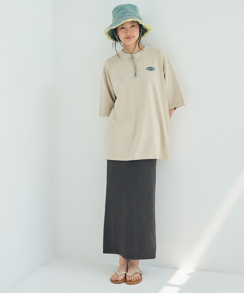 coca(coca)(コカ)の「【WEB限定セール】リブタイトスカート(スカート・レディース・チャコール/ブラック・M/L/XL)」の6枚目の写真