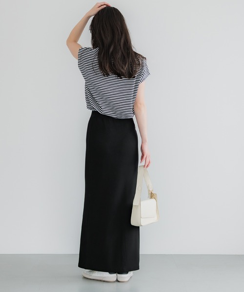 coca(coca)(コカ)の「【WEB限定セール】リブタイトスカート(スカート・レディース・チャコール/ブラック・M/L/XL)」の18枚目の写真