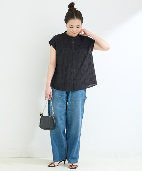 WEB限定】手洗い可 / フレンチレースブラウス（シャツ/ブラウス