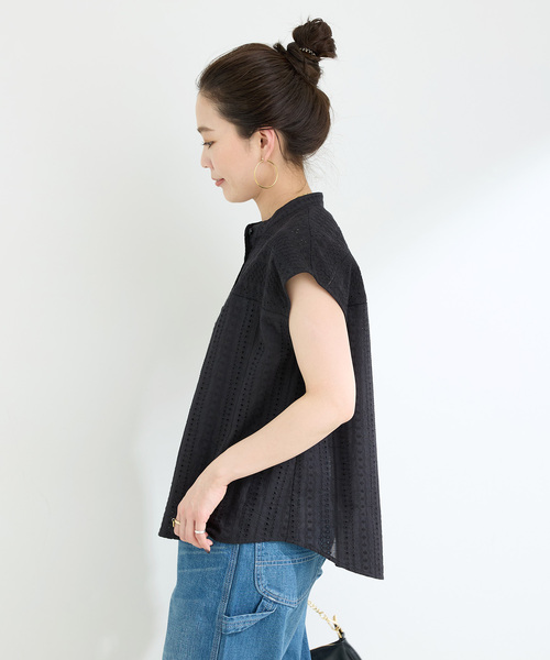 WEB限定】手洗い可 / フレンチレースブラウス（シャツ/ブラウス