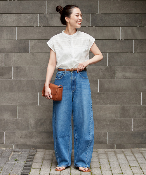 レベッカブラウス　　手洗い可 手洗い可】タックフォルムブラウス（シャツ・ブラウス