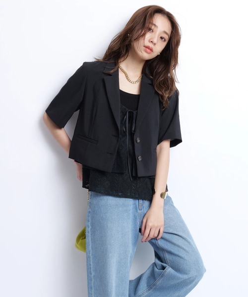 【めるの】ジャスグリッティー　JUSGLITTY レースシャツ レースキャミ（シャツ/ブラウス）｜JUSGLITTY（ジャス