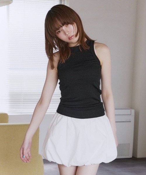haek(ハク)の「american sleeve color rib tank top/アメスリカラーリブタンクトップ(タンクトップ・レディース・ネイビー/イエロー/レッド/グレー/ブラック/ライトブルー・FREE)」の22枚目の写真