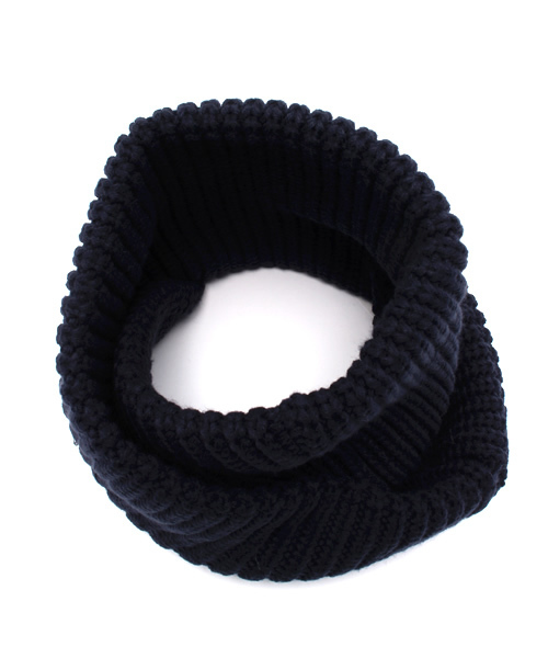 RAGEBLUE(レイジブルー)の「ローゲージスヌード/705386(ストール/ショール・メンズ・ダークグレー/ブラック/ネイビー・FREE)」の3枚目の写真