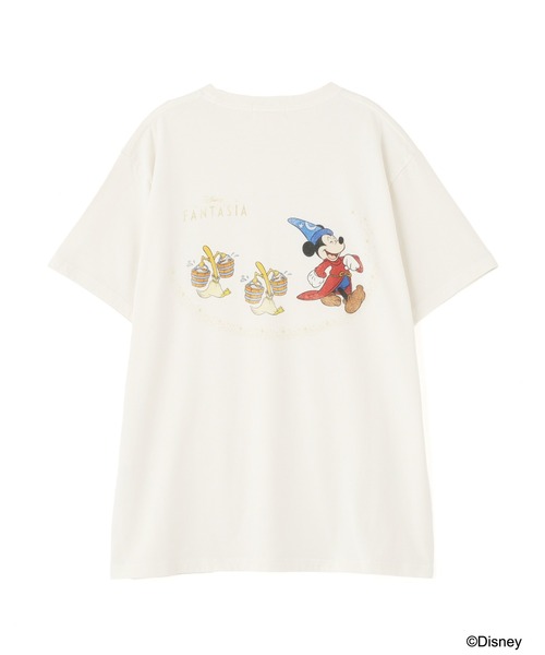 Disney（ディズニー）の「《Disney Collection》FANTASIA / MICKEY MOUSE / BROOM T-SHIRT / AVIREXWOMAN（Tシャツ/カットソー・レディース・チャコール/オフホワイト・FREE）」の10枚目の写真