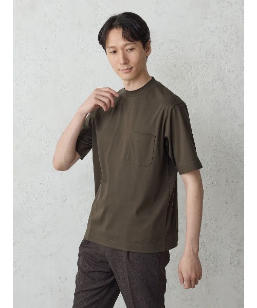 TOKYO RUN(トウキョウラン)の「【汗ジミ防止】TOKYORUN コットンTシャツ ホワイト/ブラック/ブラウン(Tシャツ/カットソー・メンズ・ホワイト/ブラウン/ブラック・M/L/LL)」の3枚目の写真