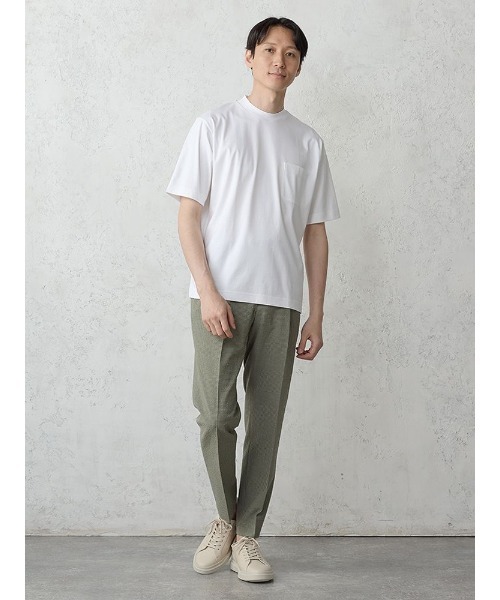 TOKYO RUN(トウキョウラン)の「【汗ジミ防止】TOKYORUN コットンTシャツ ホワイト/ブラック/ブラウン(Tシャツ/カットソー・メンズ・ホワイト/ブラウン/ブラック・M/L/LL)」の4枚目の写真