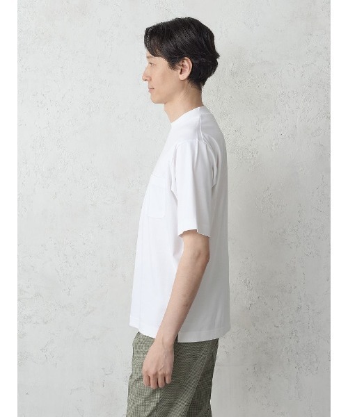TOKYO RUN(トウキョウラン)の「【汗ジミ防止】TOKYORUN コットンTシャツ ホワイト/ブラック/ブラウン(Tシャツ/カットソー・メンズ・ホワイト/ブラウン/ブラック・M/L/LL)」の6枚目の写真