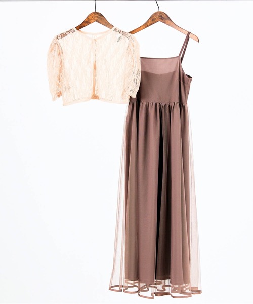 チュールオケージョントレス RUIRUE BOUTIQUE ドレス オケージョンドレス 結婚式 2way