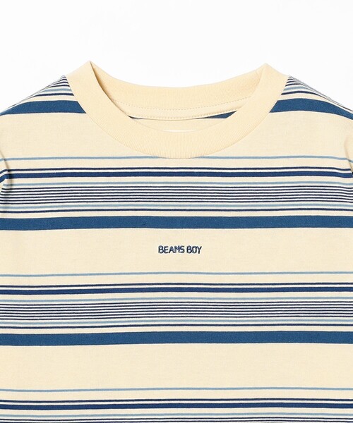 BEAMS BOY（ビームスボーイ）の「【2/5再値下げ】ボーイ エンブロイダリー ボーダー ロングスリーブ Tシャツ（Tシャツ/カットソー・レディース・ホワイト系その他7/オリーブ/ネイビー・1/2/3）」の21枚目の写真