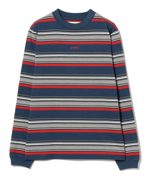 seesee yesgoodmarket ボーダーロングスリーブ ロシア軍 ボーダーロングスリーブT 60 ネイビー 春夏秋 - メルカリ