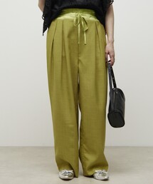 Firsthand | Firsthand/ファーストハンド 機能性素材 リネンライク バイカラー イージーパンツ / ウォッシャブル / 接触冷感(その他パンツ)