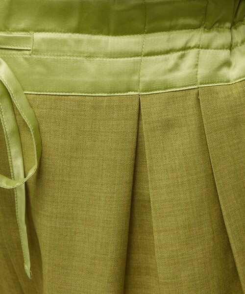 Firsthand(ファーストハンド)の「Firsthand/ファーストハンド 機能性素材 リネンライク バイカラー イージーパンツ / ウォッシャブル / 接触冷感(その他パンツ・レディース・ベージュ/ブラック/ブルーグリーン・MEDIUM/SMALL)」の13枚目の写真