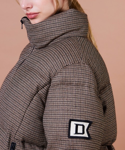 DOUBLE STANDARD CLOTHING(ダブルスタンダードクロージング)の「Chic-Tweed ガンクラブチェックダウン(ダウンジャケット/コート・レディース・ベージュ・36)」の11枚目の写真