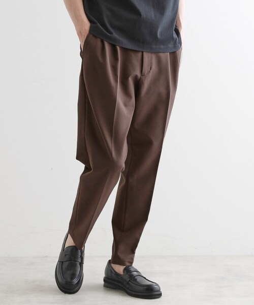 新品 タケオキクチ リラックス ストレッチ パンツ XL 黒 【P21493】 THE SHOP TK チノパンツ スリム コットンツイル メンズ リラックス イージーパンツ