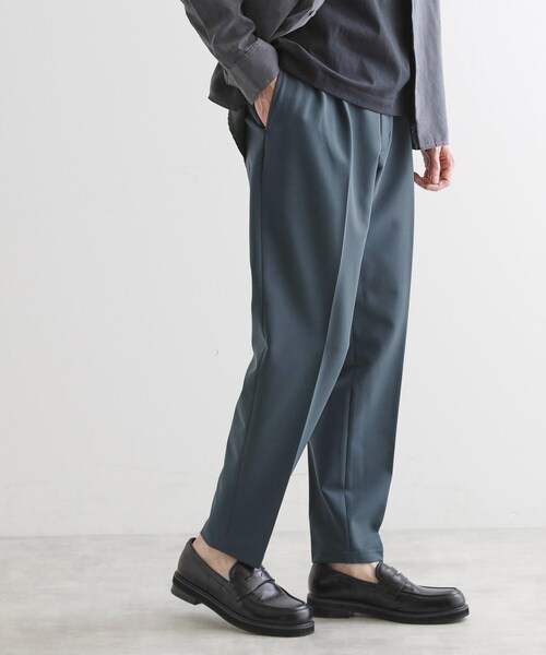 tk.TAKEO KIKUCHI(ティーケータケオキクチ)の「◆【セットアップ対応】360度ストレッチ ワイドテーパードパンツ(その他パンツ・メンズ・ブラック/ブルー/ブラウン系その他・01/02/03/04)」の1枚目の写真