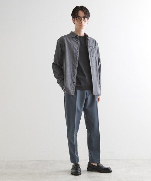 tk.TAKEO KIKUCHI(ティーケータケオキクチ)の「◆【セットアップ対応】360度ストレッチ ワイドテーパードパンツ(その他パンツ・メンズ・ブラック/ブルー/ブラウン系その他・01/02/03/04)」の11枚目の写真