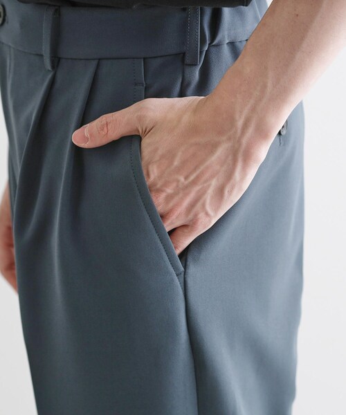 tk.TAKEO KIKUCHI(ティーケータケオキクチ)の「◆【セットアップ対応】360度ストレッチ ワイドテーパードパンツ(その他パンツ・メンズ・ブラック/ブルー/ブラウン系その他・01/02/03/04)」の19枚目の写真