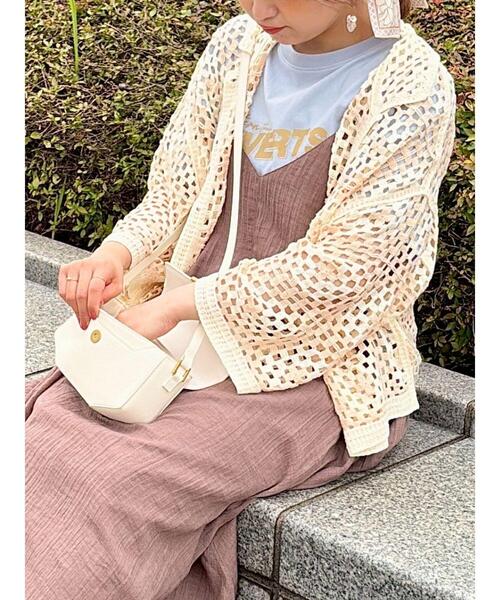 SM2（エスエムツー）の「[接触冷感]バンドモチーフアソートプリントTシャツ（Tシャツ/カットソー・レディース・グレー/チャコールグレー/サックスブルー/オフホワイト・F）」の10枚目の写真