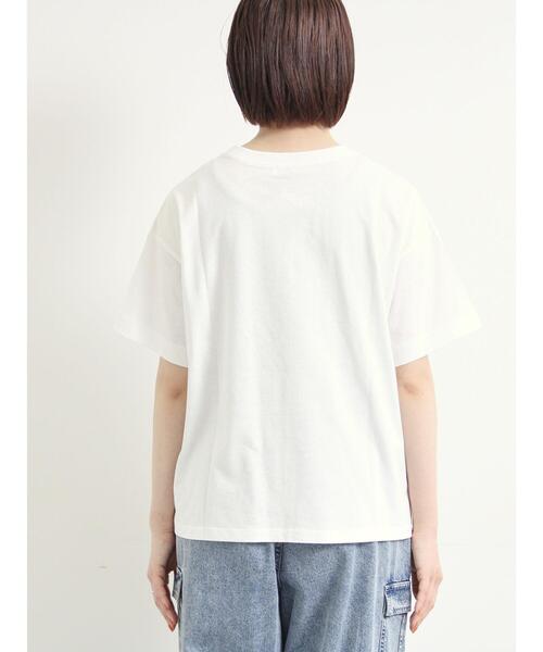 SM2（エスエムツー）の「[接触冷感]バンドモチーフアソートプリントTシャツ（Tシャツ/カットソー・レディース・グレー/チャコールグレー/サックスブルー/オフホワイト・F）」の20枚目の写真