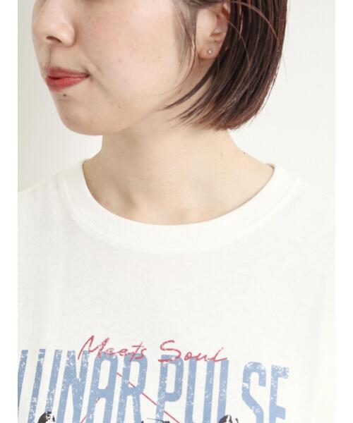 SM2（エスエムツー）の「[接触冷感]バンドモチーフアソートプリントTシャツ（Tシャツ/カットソー・レディース・グレー/チャコールグレー/サックスブルー/オフホワイト・F）」の21枚目の写真