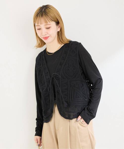 coco♡ຼ☺︎ページ　袖フル　36 タッセル付MIXペーパーワンショルダーバッグ COOCO 999