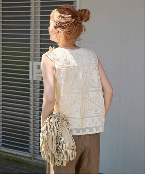 追加3》【WEB限定】手洗い可 / メッシュ刺繍ベスト（その他