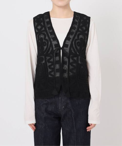 追加3》【WEB限定】手洗い可 / メッシュ刺繍ベスト（その他