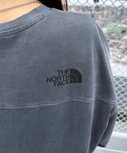 THE NORTH FACE(ザノースフェイス)の「国内未発売 THE NORTH FACE(ザ・ノースフェイス)/ワンポイントロゴ ステッチ 切り替え 半袖 Tシャツ/STITCH DYEING S/S R/TEE(Tシャツ/カットソー・レディース・ブラック/ホワイト/チャコールグレー/ベージュ・M/L/XL/XXL)」の22枚目の写真