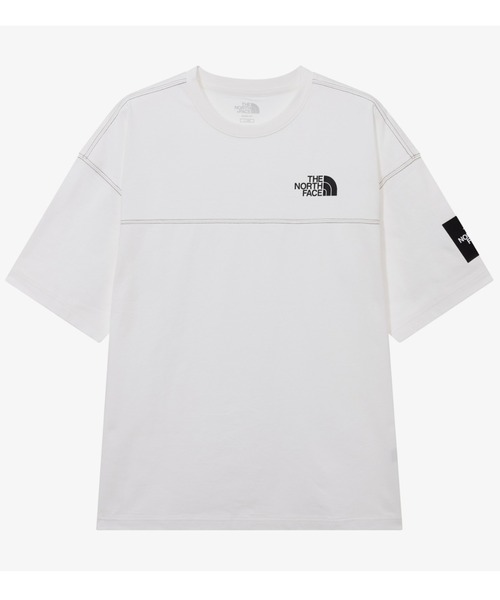 7月末発送！韓国限定ノースフェイス　ワンポイントロゴ ステッチ　Tシャツ 残り1点！韓国限定ノースフェイス ワンポイントロゴステッチT