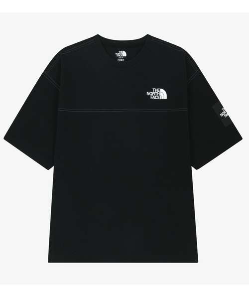 tシャツ 国内未発売 THE NORTH FACE(ザ・ノースフェイス)/ワンポイントロゴ ステッチ 切り替え 半袖 Tシャツ/STITCH DYEI THE NORTH FACE tシャツ 国内未発売 FACE(ザ・ノースフェイス
