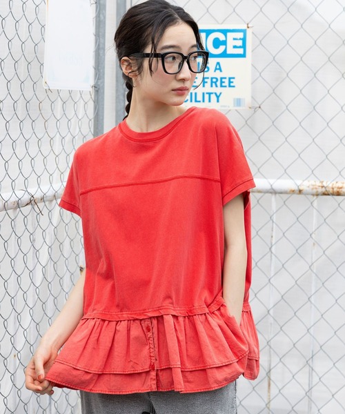 niko and...（ニコアンド）の「オリジナル太縁伊達メガネ（メガネ・レディース・ベージュ/ブラック・FREE）」の18枚目の写真