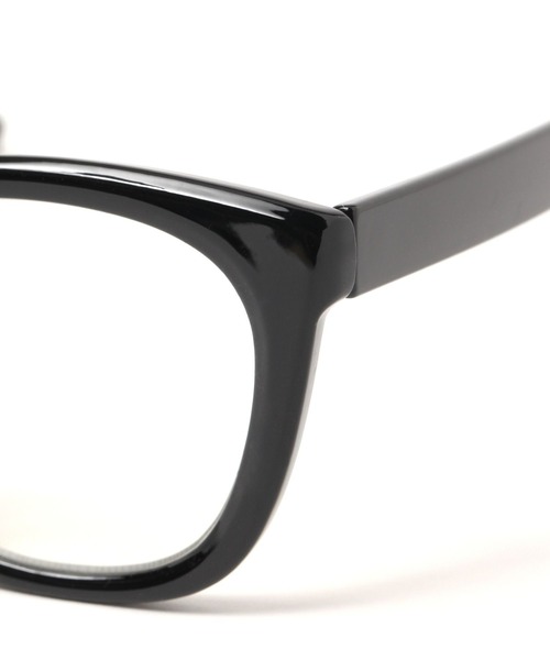niko and...（ニコアンド）の「オリジナル太縁伊達メガネ（メガネ・レディース・ベージュ/ブラック・FREE）」の3枚目の写真