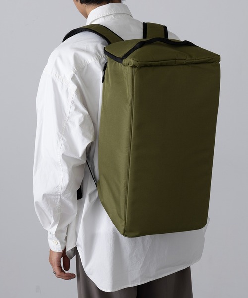 FORECAST(フォーキャスト)の「【FORECAST】3WAY ボストンバッグ トラベルバッグ 35L 大容量 旅行 アウトドア キャンプ 9126(ボストンバッグ・メンズ・カーキ/ブラック・FREE)」の7枚目の写真